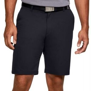 Under Armour Golf Shorts Black Pinstripe‎ Pattern Coldblack Moisture Wicking
